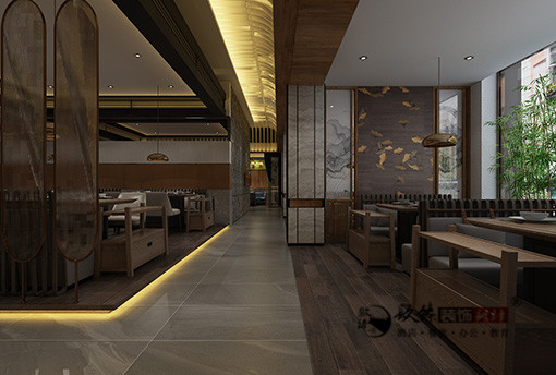 银川装修公司银川青山火锅店设计装修案例赏析nxjiuzhen,银川餐饮店设计公司