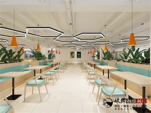 银川恒信百货商场餐厅设计方案鉴赏|小有格调的温馨餐厅