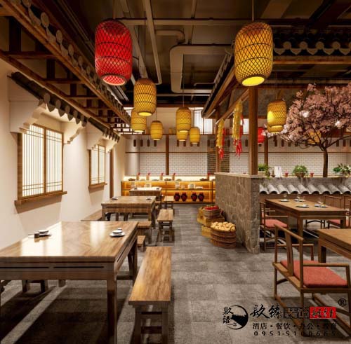 银川湘菜特色餐厅设计方案鉴赏|银川农家风味，食里飘湘