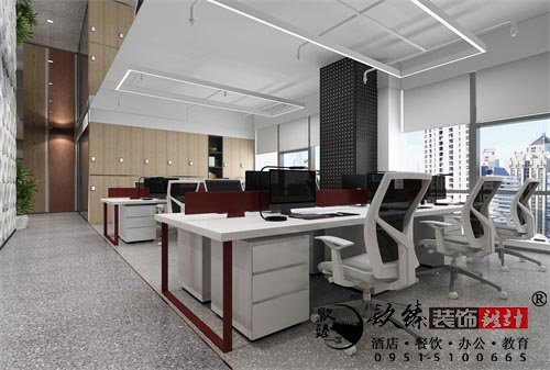 银川桦清办公设计方案鉴赏|银川高度灵活的办公空间