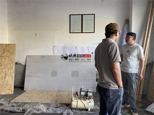 银川装修公司|银川火橡火锅店装修设计项目工地现场