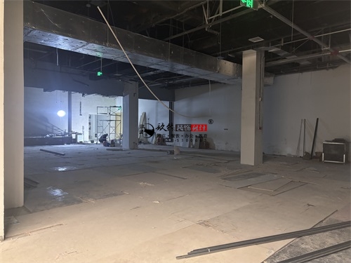 银川装修公司|银川悦兔商业大厅装修进度现场勘察